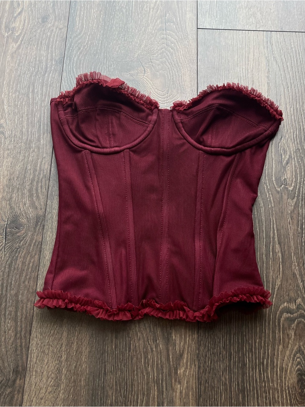 Edikted Strapless Corset Top